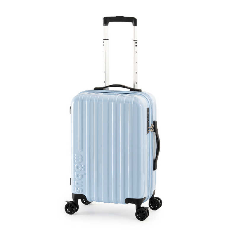 スーツケース ジッパータイプ 宿泊目安:1~3日間 031L 拡張機能搭載 フットストッパータイプ USB充電ポート付属 機内持ち込み可能サイズ mobus アッシュアクア MBC-1912-18W