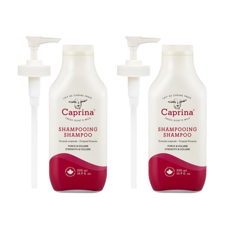 [1+1] Caprina ゴートミルク シャンプー 500ml x 2個 セット 栄養供給 敏感 頭皮ケア 低刺激ヘアケア 7,777円