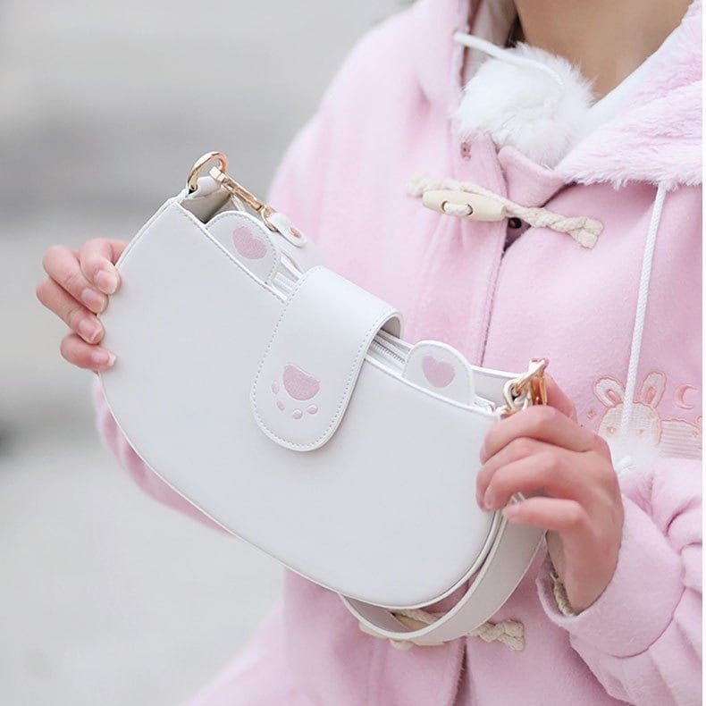 ミルクティー熊 * オリジナルデザイン熊餃子jkバッグ手持ちシングル肩斜め掛け餃子バッグ日常通勤lolitaバッグ