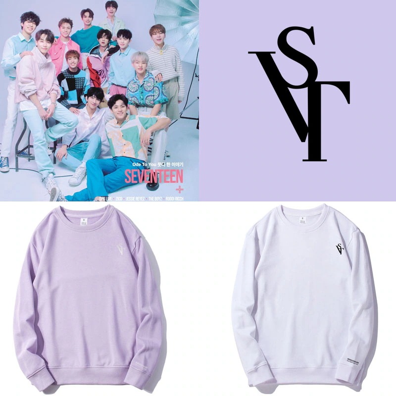 seventeen チームjapan Dome Tour コンサート応援ユニフォーム ラウンドネックトレーナー