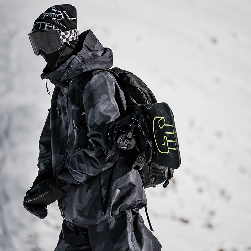 2024新作 スノーボードウェア 上下セット メンズ レディース ホワイト 撥水/防風/保温 男女通用 スキーウェア