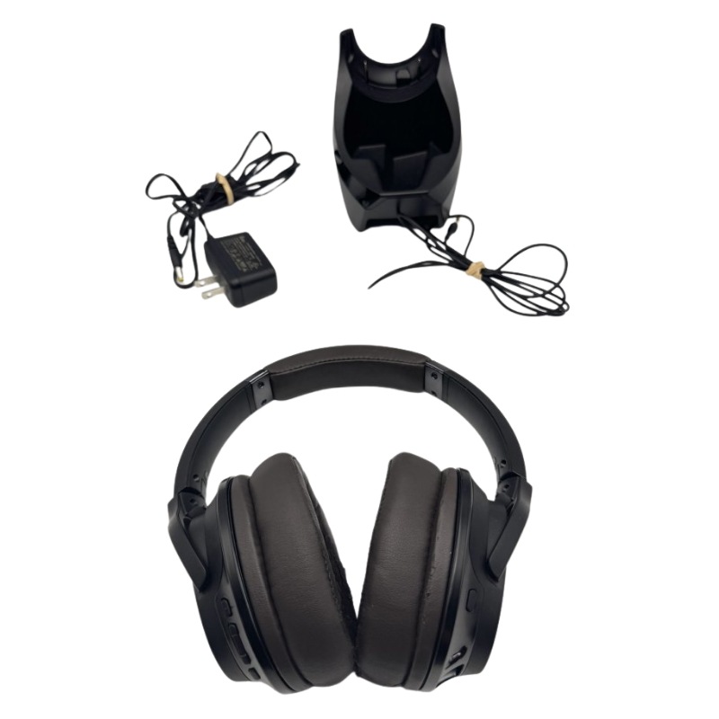 中古 痛みあり オーディオテクニカ ATH-DWL770 デジタルワイヤレスヘッドホンシステム Bluetooth ハイレゾ音源対応 ブラック
