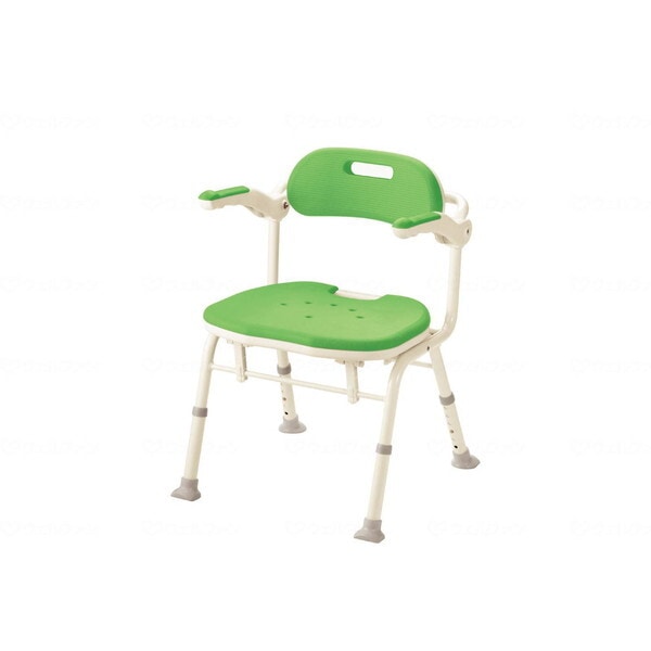 アロン化成 折りたたみシャワーベンチIS グリーン 536326 メーカー直送 15,639円