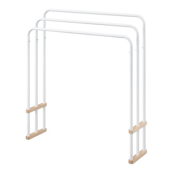 FBH-700ホワイト [折りたたみバスタオルハンガー] メーカー直送