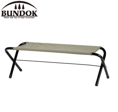 他サイト： BUNDOK（バンドック） BD-175KA ベンチ 100(レジャー用・カーキ) BD175KAカワセの商品画像