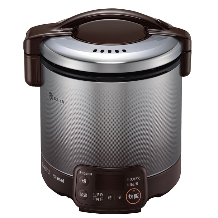 ガス炊飯器 ジャー機能付 5合 ダークブラウン 都市ガス用 RR-050VQT-DB-12A13A