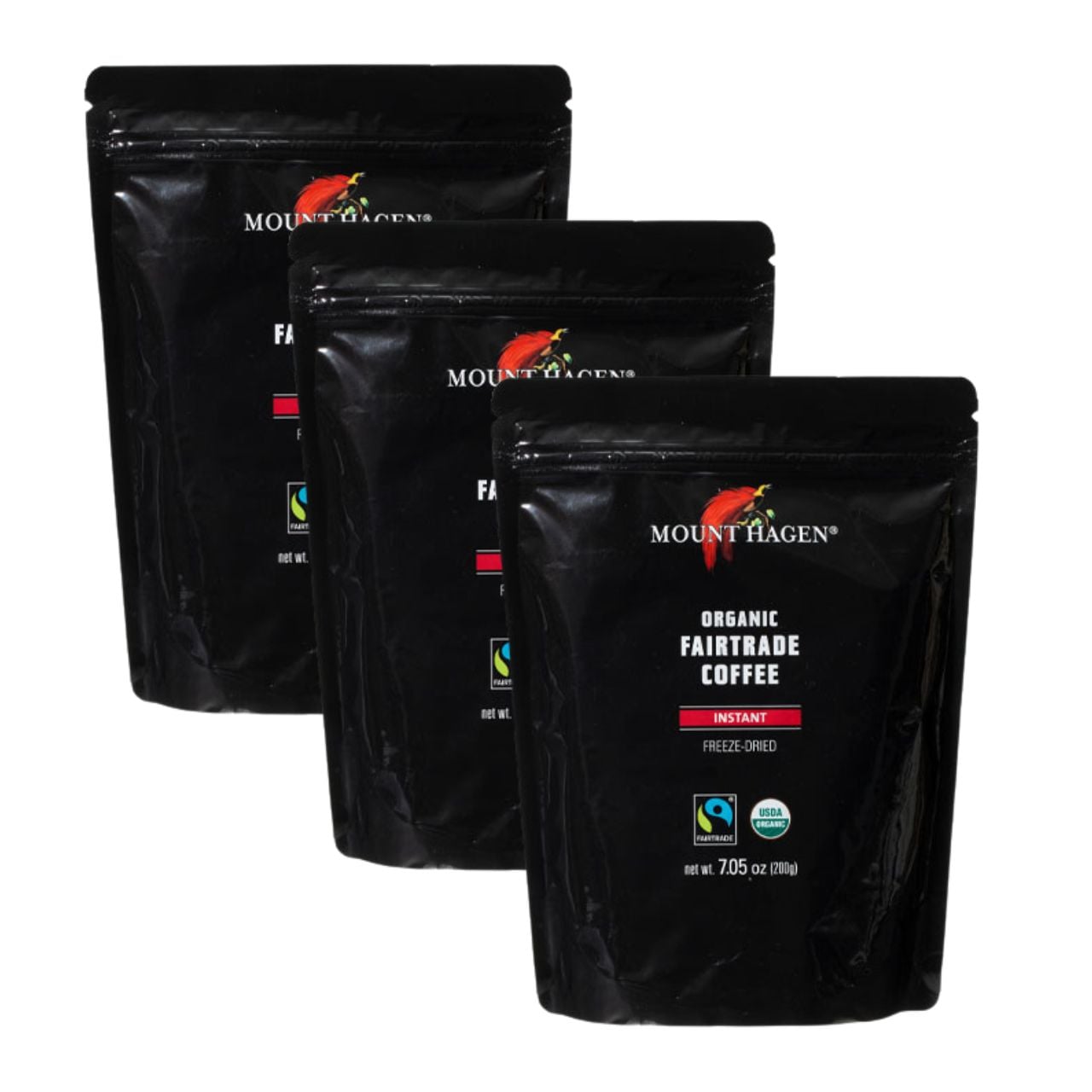 マウントハーゲン オーガニック フェアトレード インスタントコーヒー詰替用 200g ×3 オーガニックフェアトレード organic 有機 有機JAS