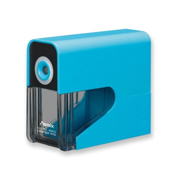 （まとめ） アスカ 乾電池式電動シャープナー ブルーDPS30B 1台 (×3セット)