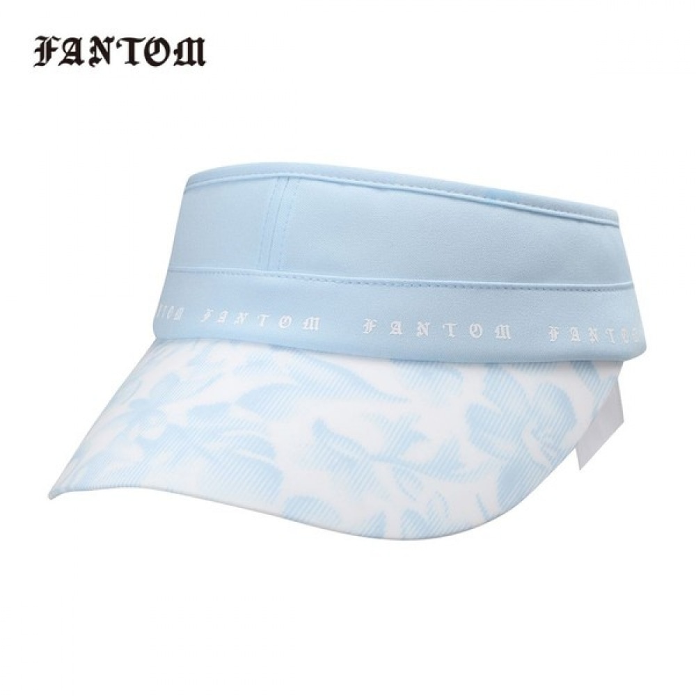 [ファントム] 花柄リボンサンバイザー女性用