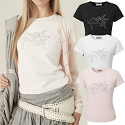 韓国商品/THREE TIMES Cupid box tee threetimes ♥ Cupid box tee /追跡付 (threetimes/Tシャツ