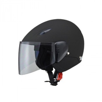 リード工業 SERIO セミジェットヘルメット ハーフマットブラック フリーサイズ RE-35