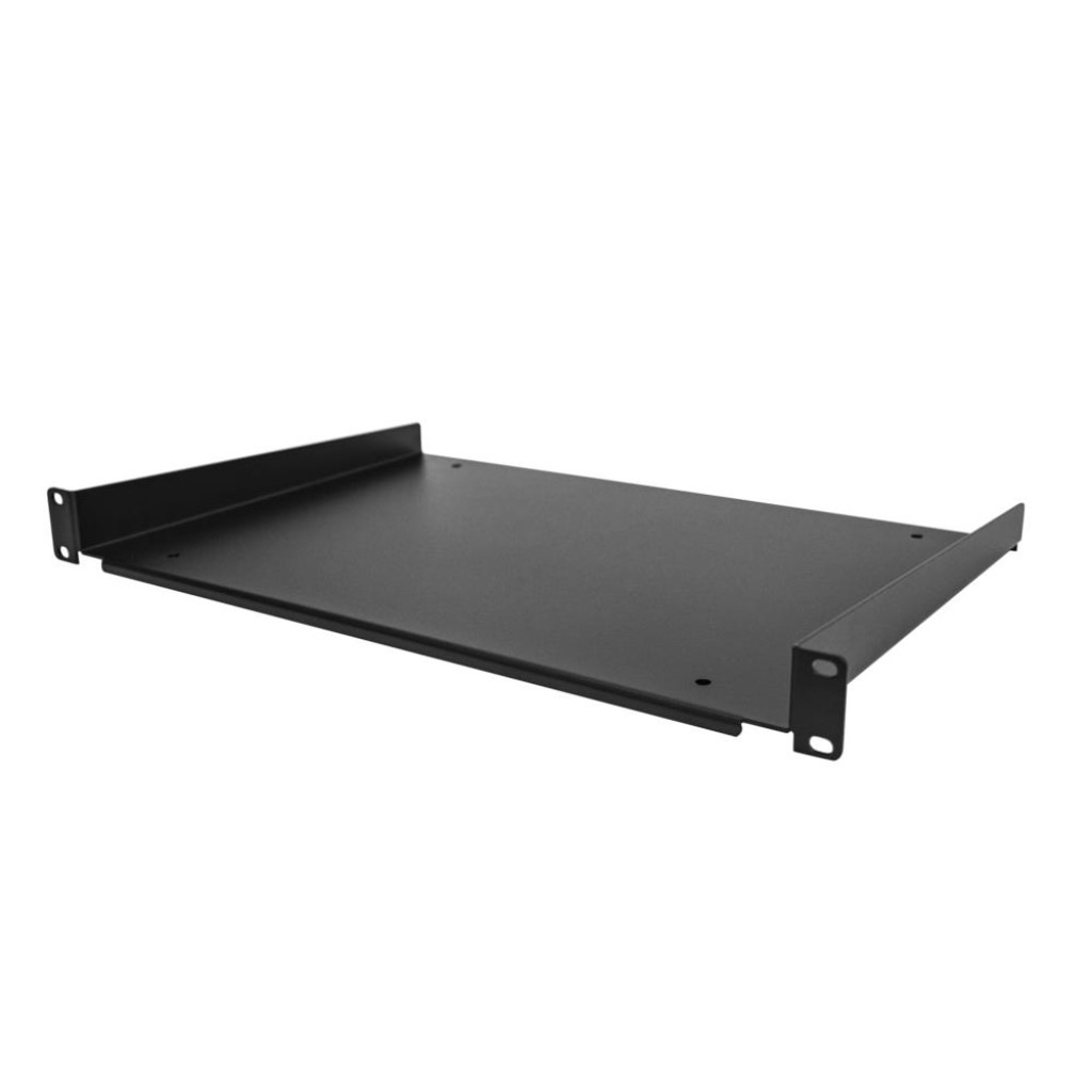 StarTech.com [SHELF-1U-12-FIXED-S] サーバーラック棚板/1U/奥行き30.5cm/耐荷重25kg/19インチラック対応/高耐久設計/AVデータネットワーク通信機器