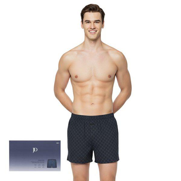 80番手ソフト高密度純綿下着 メンズトランクス 3枚