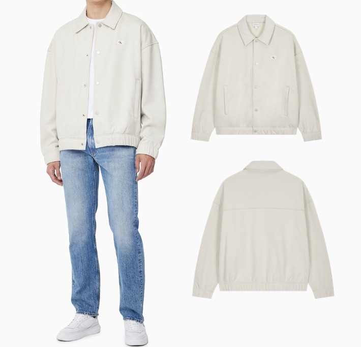 起毛 Sweat Button Collar Jacket (J326820-PDH)