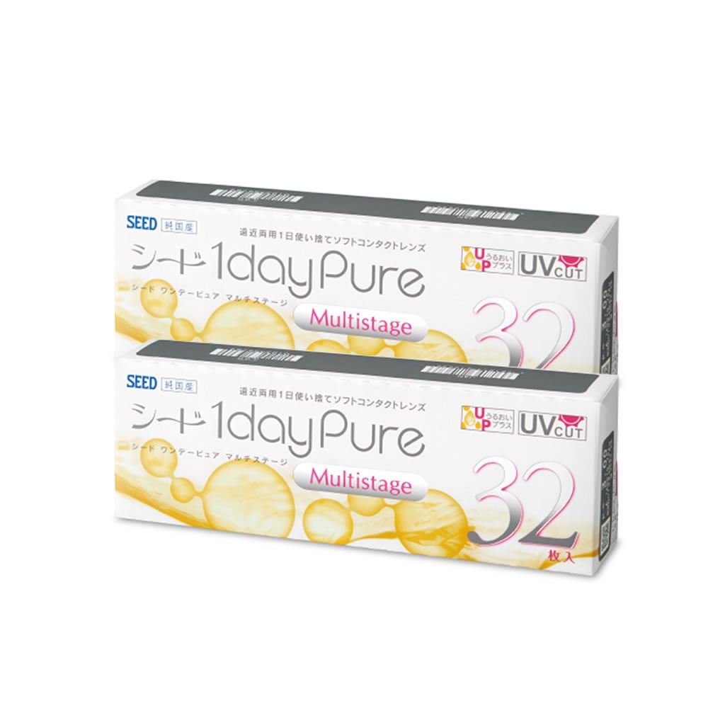 ワンデーピュアうるおいプラスマルチステージ 32枚 (2箱)