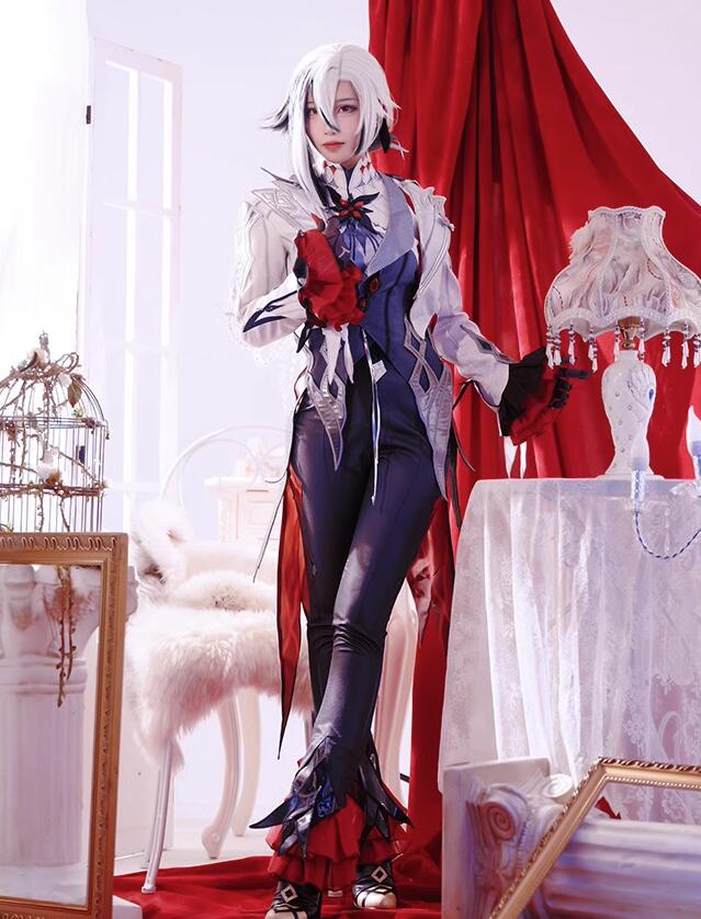 原神 げんしん Genshin Arlecchino アルレッキーノ コスプレ衣装 変装 仮装 文化祭 学園祭期間限定30％