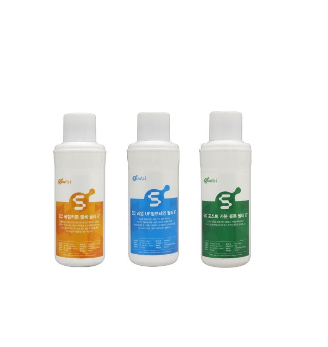 [Simbi] 100%互換 Purity Plus タンクレス浄水器 Simbiフィルターセット / UF複合カーボン家庭用浄水キット S1/S2 Model EC (3 sets)