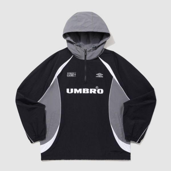 O HBL スポーティカジュアルフードアノラック ブラック UQ123CWT21BLK 931454