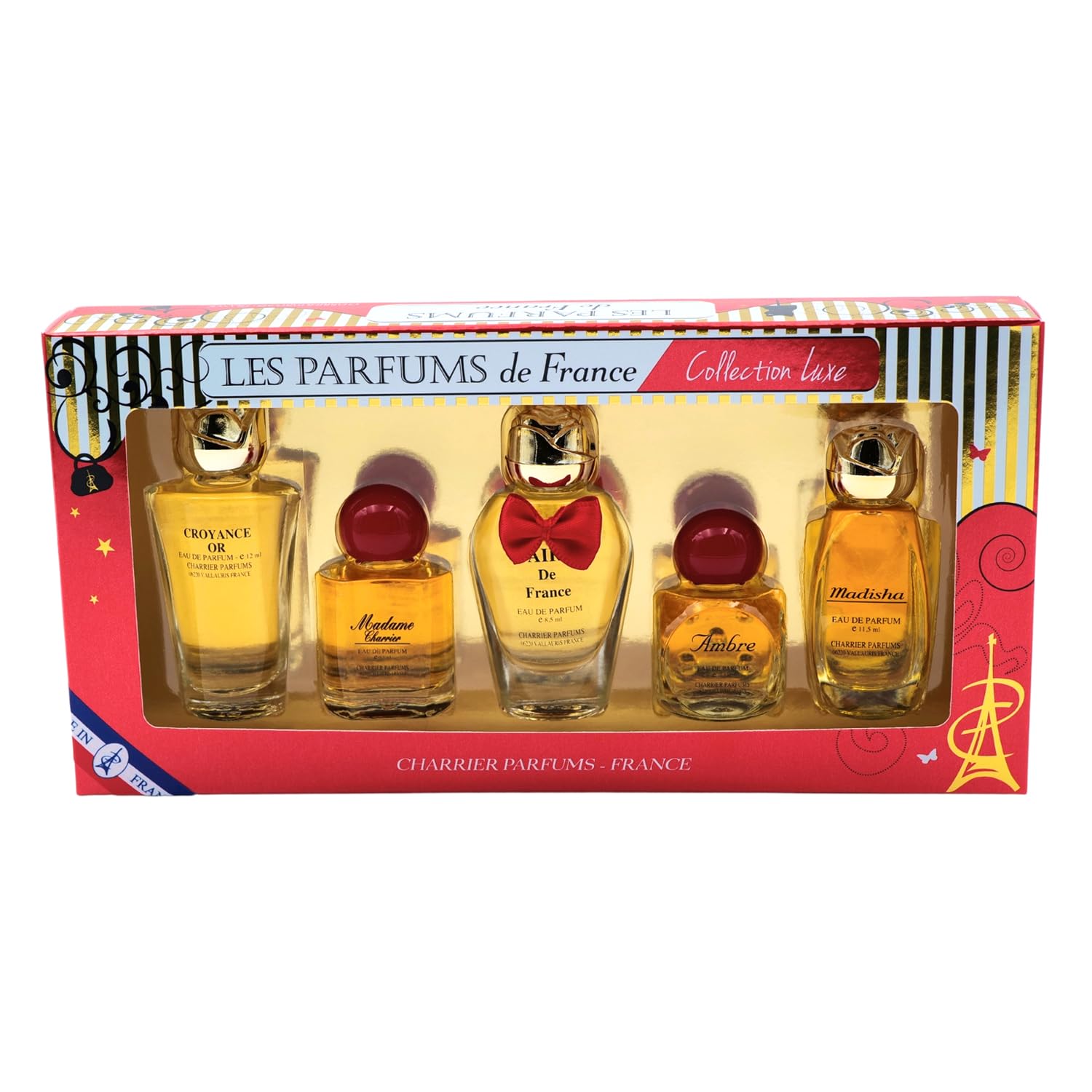 シャリエ パルファム ザ パフューム フロム フランス 【ラグジュアリー コレクション】ミニ香水 EDP 5本セット フランス製