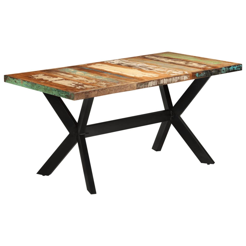 ダイニングテーブル 160x80x75 cm 再生無垢材