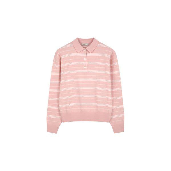 女性ボタンカラースウェーターEPG1ET2100