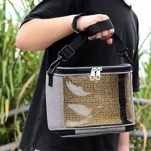 オウムバッグ鳥類ペット用品透明外出携帯車載手提げ鳥籠透明斜め掛けバッグ