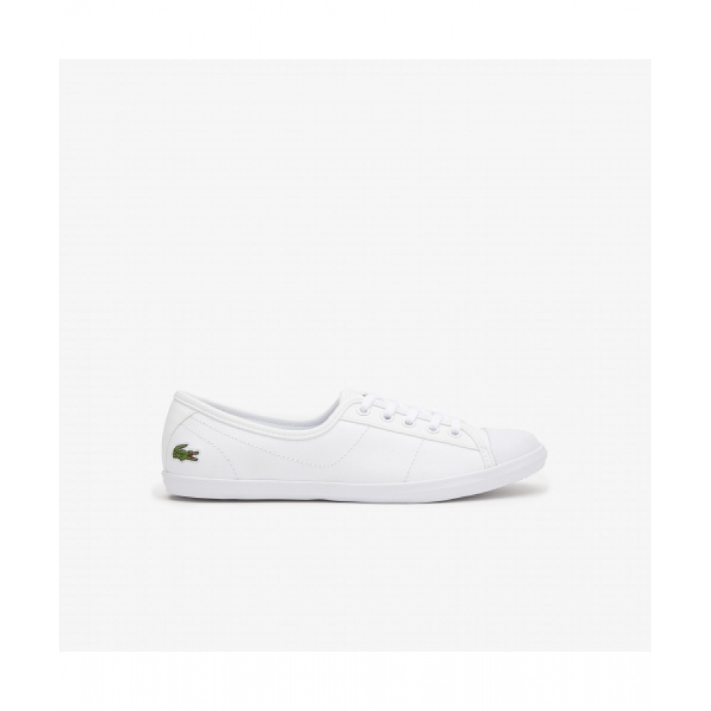 LACOSTE レディースジアンレザースニーカー [ホワイト]
