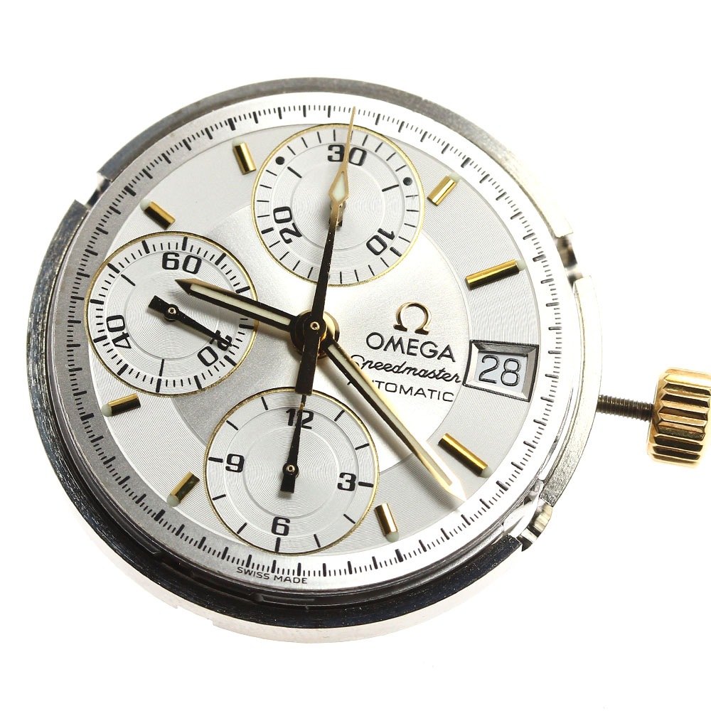 訳あり オメガ OMEGA スピードマスター デイト クロノグラフ cal.1152 ムーブメント 自動巻き メンズ _I-93【中古】