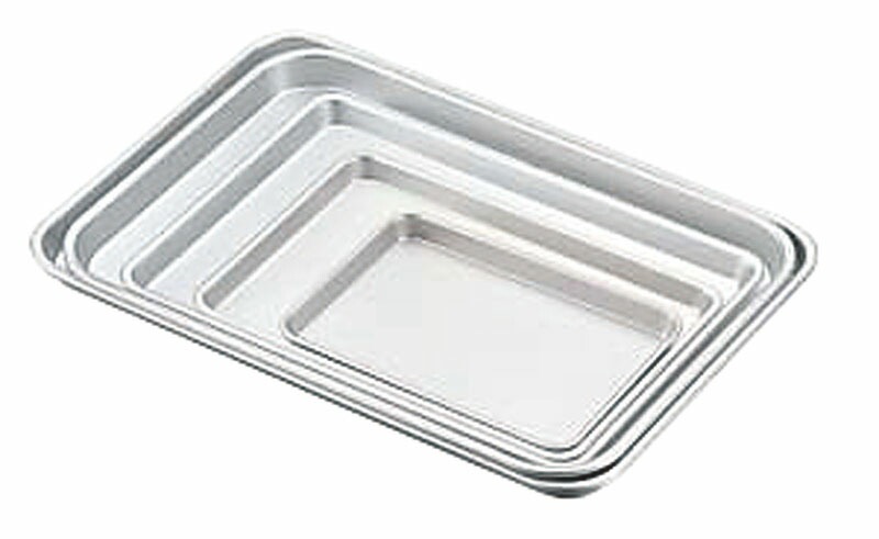 （まとめ買い）中尾アルミ製作所 アルマイトケーキバット 中 [x3]