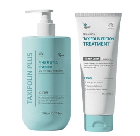 DR.OREGONIN [タクシポリン シャンプー＆トリートメント] 植物性ポリフェノールとツツジを配合したヴィーガン脱毛ケア根元シャンプー 脱毛シャンプー 脱毛トリートメント