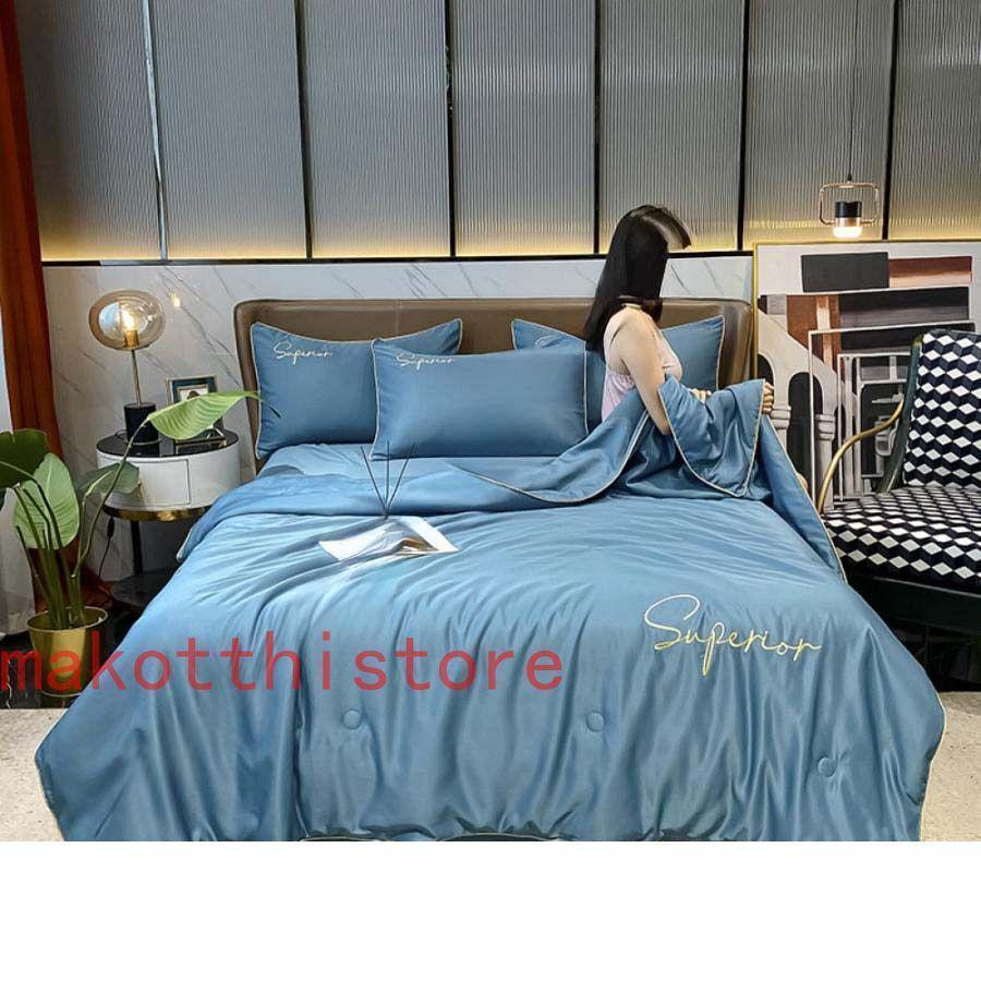 掛け布団 セミダブル 冷感 ふとん なめらか肌触り 夏用 肌掛け 布団 軽量 吸湿速乾 抗菌防臭 通気性 肌掛け布団 リバーシブル おしゃれ 上品 ホテル仕様