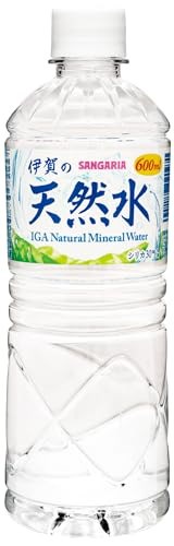他サイト： サンガリア 伊賀の天然水 600ml ×24本の商品画像