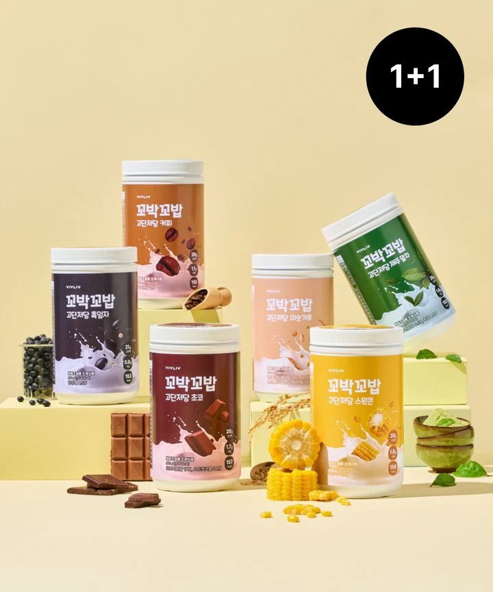 【1+1】コバッコバプ 高タンパク低糖 大容量プロテインシェイク 400g×2個