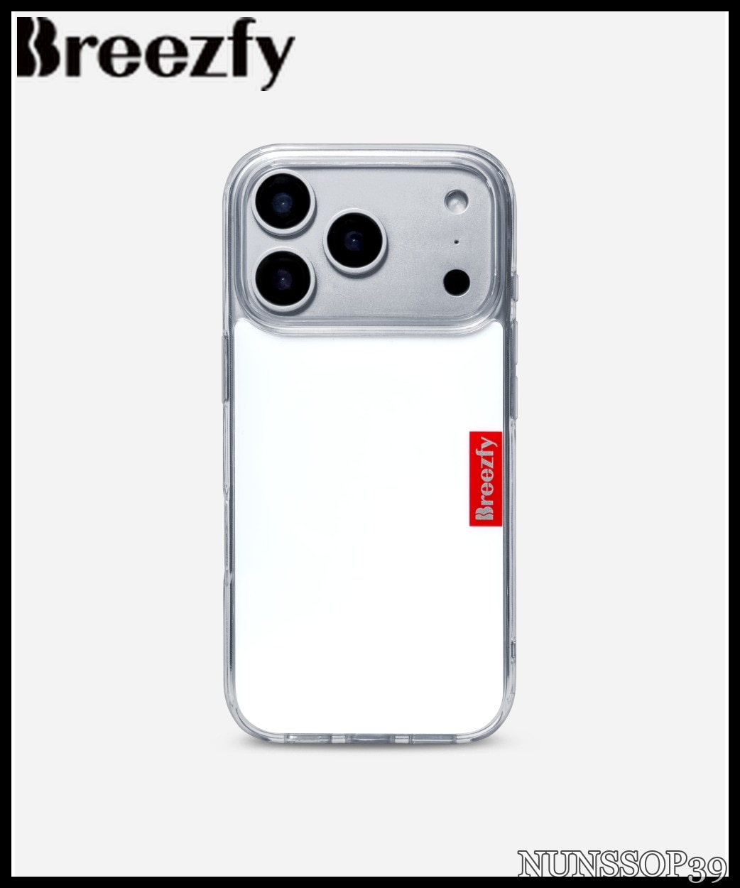 Breezfy PRISTINE WHITE - Clear Frame