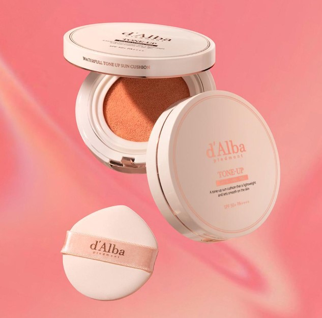 【1+1】トーンアップ サン クッション デュオ SPF50 PA+++ (本品2個) 日焼け止め トーンアップクリーム 化粧下地