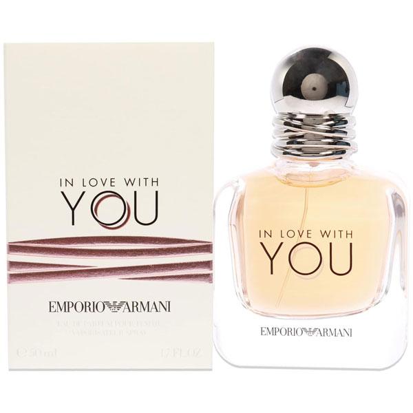【訳あり】 エンポリオ アルマーニ イン ラブ ウィズ ユー EDP オードパルファム SP 50ml 【箱不良】 香水