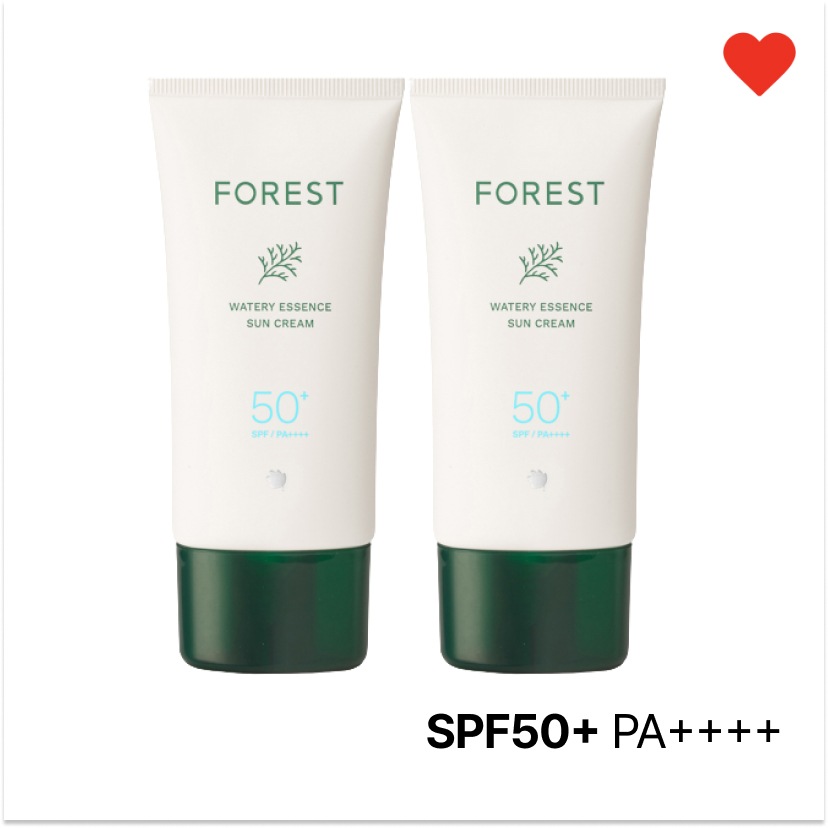 フォレストウォータリーエッセンス日焼け止め 80ml 2個/ SPF50+ PA++++/ 韓国コスメ/スングァンPICK