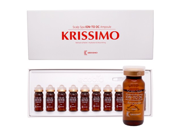 krissimo scalp spa ion to oc ヘアアンプル 10ml*10vial