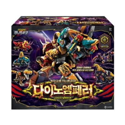[正規品NEW]最強恐竜ミニ特攻隊ダイノエンペラー5単体変身ロボットSNS大人気