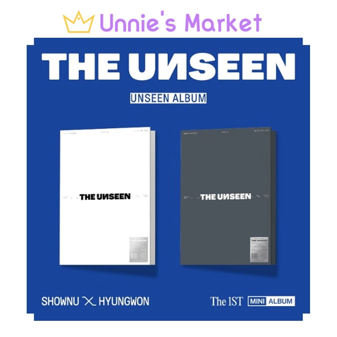 [SET] SHOWNU X HYUNGWON - THE UNSEEN Limited Edition + Free Photocard(fan-made) 1EA 6,778円
