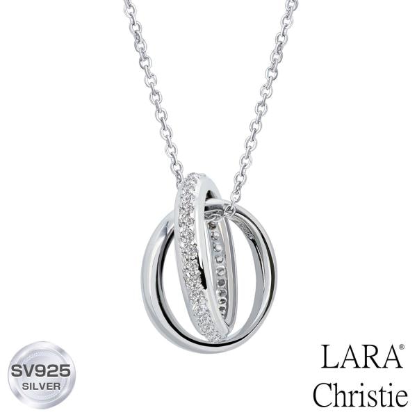 ネックレス レディース 18金 プラチナ リング 2連 シルバー シルバー925 ブランド メビウス ネックレス WHITE Label LSC