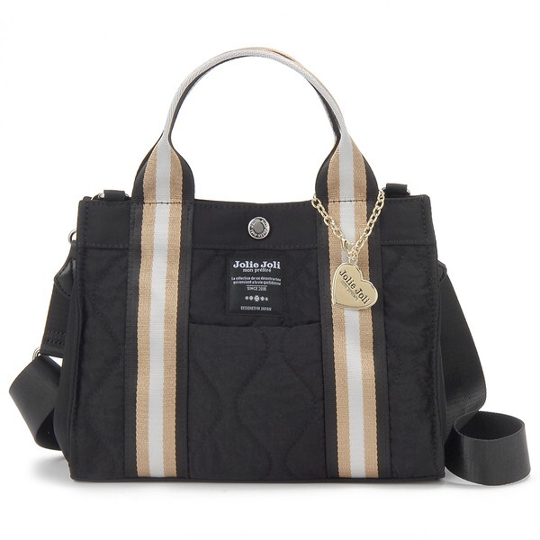 ジョリージョリ ナイロンキルト2WAYバッグ JJ-2025152-001 ブラック