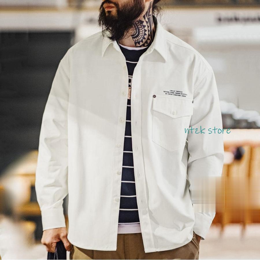 新製品スペシャル シャツ カジュアルシャツ ワークシャツ メンズ 長袖 ポケット 大きいサイズ おしゃれ メンズシャツ オシャレ かっこいい 20代 30代 40代 50代 60代 春 秋 冬 価格が