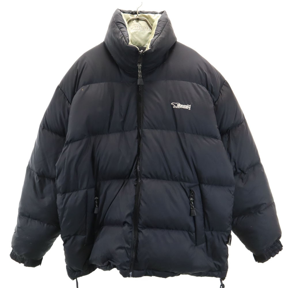 ベアー 90s オールド リバーシブル ダウンジャケット L ブラック Bear メンズ