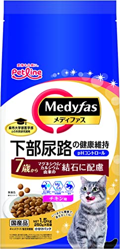 メディファス 7歳から チキン味 チキン味 MFD-33 1.5kg(250ｇ6)ｘ6(ケース販売)