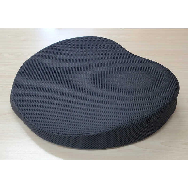 スタジオエヌ　手軽に骨盤サポート座るだけで正しい姿勢をキープクッションなのでどこでも置け ハイヒップクッション ブラック　hihip-cushion-bk