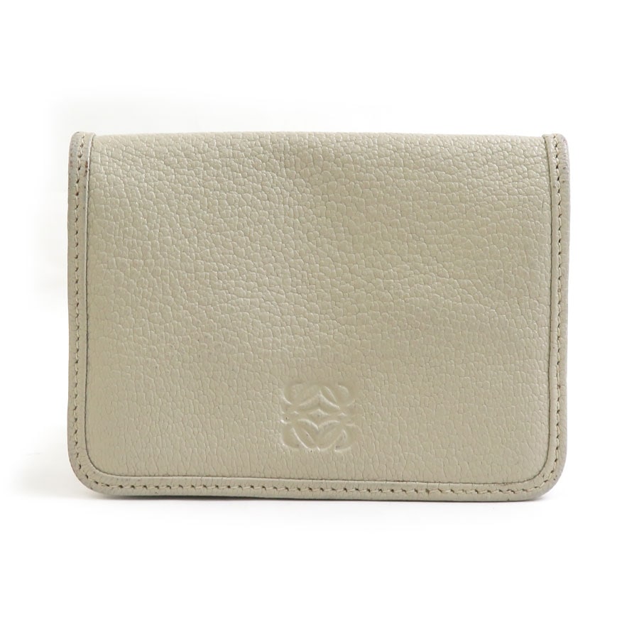 ロエベ LOEWE コインケース レザー ライトベージュ ユニセックス 56340a