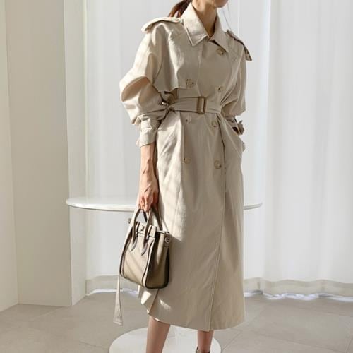 【期間限定特価】トレンチコート ロングコート スプリングコート 春コート レディース アウター 長袖 ロング丈 ミドル丈 ミモレ丈 ベルト 無地 きれいめ おしゃれ 上品 シンプル 定番 体型カバー