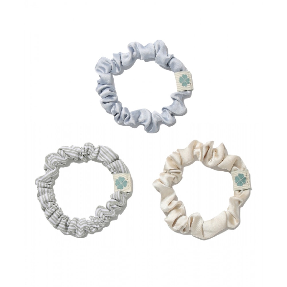 COVERNAT WOMAN クラバー ハート スリム スクランチ 3PACK ミント