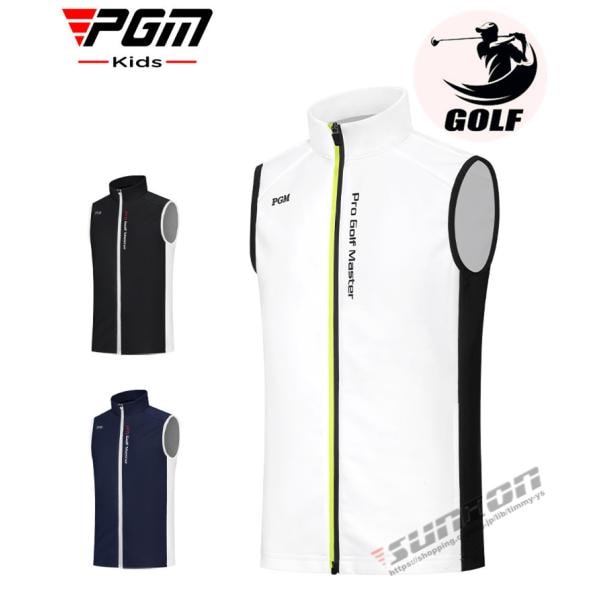 ゴルフベスト KIDS キッズ GOLF 蓄熱保温 ゴルフウェア 防寒 秋冬 スポーツウェア カジュアル 暖かい プレゼント ギフト